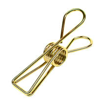 Weili cloth clip small stainless clothes pegs gold pegs